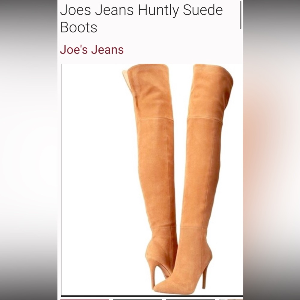 Joes Huntly Tan Suede Over the Knee Boot